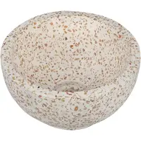 Differnz River waskom - 23x23x12cm - terrazzo beige