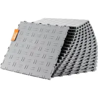 Vevor Dalles de Sol Garage Clipsables Lot de 50 Dalles de Garage Emboitables PP Revêtement de Sol 30,5x30,5 cm pour Protection Garages Ateliers Réparation