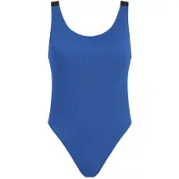 Calvin Klein Intense Power Scoop Back Swimsuit Bleu L Femme