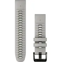 Garmin Bracelet QuickFit en silicone - Connexion 22 mm - Fog Gray / Moss