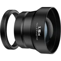 FreeWell Fuji X1000vi/x100v 1.5x Telephoto Lens Argenté