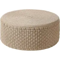 Beliani Pouf MITHI Beige