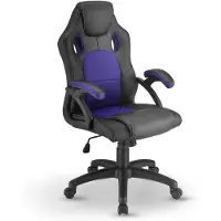 Juskys Chaise de bureau / Chaise de jeu - Montréal - Violet