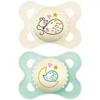 Parasanteonline Lot De 2 Sucettes Original Nuit 2-6 Mois+ Aléatoire -