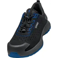 Uvex Chaussures basses 1 x-craft S1 68139 noir, bleu largeur 12 Taille 48 (S1, 48)