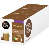 Dolce Gusto Lot de capsules de café Café Au lait, 3 x 16 pcs.