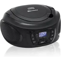Roadstar CDR-375D+/BK Radio portable DAB / DAB+ / FM, lecteur CD-MP3, USB, stéréo, télécommande Noir