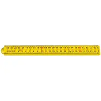 Sola HK 1/4 G12 - Mètre Pliant - Plastique - Jaune - 1m