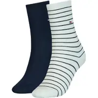 Tommy Hilfiger Femmes, Chaussettes, Chaussettes Casual, Multicolore, (lot de 2, 35 - 38)