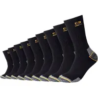 Camano Chaussettes 'Work' jaune d'or / gris chiné / noir