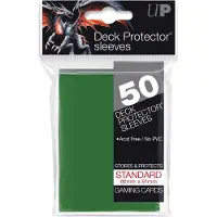 Ultra pro Green Deck Protectors (Sleeves) 50Count pour les cartes changer de taille standard (UPR82671) 12889