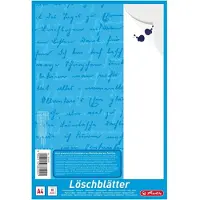 Herlitz Bloc de papier à lettre A4, 80 g/qm, blanc (A4, Blanc, Couverture rigide)
