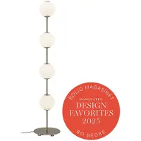 UMAGE Lampadaire , Audrey, dimmable, Or / laiton, Salon / séjour, Métal, Design