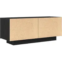 vidaXL Armoire TV noir imitation chêne 100 x 35 x 40 cm Bois composite