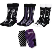 Wednesday Chaussettes de - one size - pour Unisexe - multicolore - Taille one size