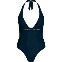 Tommy Hilfiger Halter Swimsuit Bleu S Femme