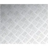 vidaXL Escalier Escalier à angle droit 4 pcs Argent 60 x 50 cm Aluminium