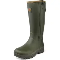 Gateway1 Bottes de Pluie Gateway1 Women Pheasant Game Lady 17 Inch 5mm Side Zip Dark Olive-Taille 39