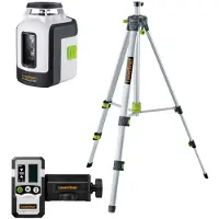 Laserliner SmartLine - Laser Set 360 Avec Trépied Et Récepteur En Sac - Vert - 30m - 2 Lignes