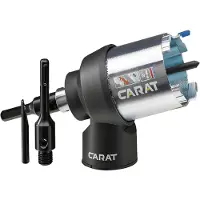 Carat DPB0390A25 Adaptateur Pour Aspirateur Dustprotect M16 - Avec Foret À Carton 82 X 60 Mm Et Accessoires