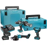Makita DK400NX 40V Max Li-ion Battery 3-Piece Combination Set (2x 4.0Ah Battery) In Mbox