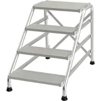 Little Jumbo 1223790834 Plateforme De Travail Modulaire - 1 X 4 Marches - 400 X 560 Mm - Jusqu'à 150 Kg