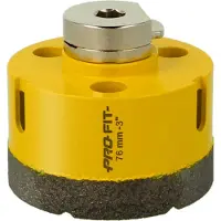 Pro-Fit 09031068 Foret Diamanté Avec Adaptateur C&D Intégré - 68 Mm