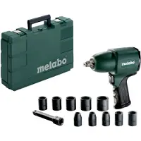 Metabo Visseuse à choc à air comprimé DSSW 360 set 1/2" - Desserrage max. 630 Nm - Rotation max. 410 Nm