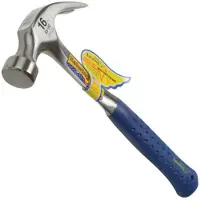 Estwing E3-16C Nail Hammer 02-40E3016C Shock Reduction Grip, marteau à panne fendue 453 gr