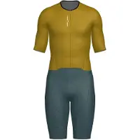 Santini Leaf Short Sleeve Trisuit Vert XS Homme