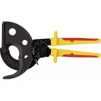 Wiha 46674 Coupe-câble Électrique Avec Principe De Cliquet - 275 Mm - Jusqu'à 300 Mm²