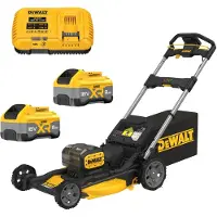 DeWalt DCMWP134W2 18V XR Li-Ion Ensemble De Tondeuse À Gazon Sans Fil (2x Batterie 8.0Ah) - Sans Balais - 53cm