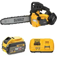 DeWalt DCMCST635X1 54V XR FLEXVOLT Ensemble De Tronçonneuse À Manche Supérieur Sans Fil (1x Batterie 9.0Ah) - Moteur Sans Balais - 35cm