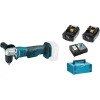 Makita DDA351RMJ Perceuse Visseuse D'angle Sans-fil - 18V Li-ion - 2 Batteries 4,0 Ah - MAKPAC
