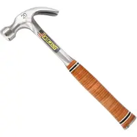 Estwing E20C Curved Claw Hammer EWEE20C Stacked Leather Grip, marteau à panne 567 grammes