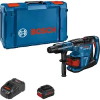 Bosch Marteau de forage sans fil BITURBO avec SDS max GBH 18V-40 C, 2 x batterie, XL-BOXX