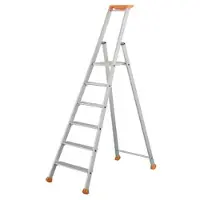 Little Jumbo 1223700006 Échelle Industrielle 2370 - Simple - Aluminium - 1 X 6 Marches - Hauteur De Travail Max. 3,32 M