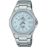 Edifice Efr-s108 39.9mm 10atm Quartz Analog Watch Argenté Homme