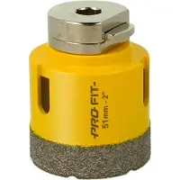 Pro-Fit 09031055 Foret Diamanté Avec Adaptateur C&D Intégré 55 Mm