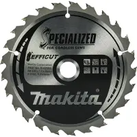Makita Lame pour Scies Circulaires Bois Efficut 165x20x1,4 25T