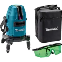 Makita SK10GDZ 12V Max Li-ion Accu Laser À Croix Corps Dans Sac - Vert