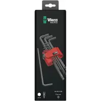 Wera 05073596001 Clé hexagonale Jeu de clés hexagonales en L Métrique 9 pc(s)