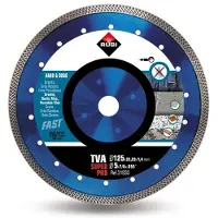 Rubi Disque diamanté - - TVA TURBO Viper - 125 mm - Coupes à sec - Matériaux durs