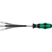 Wera Tournevis pour colliers de serrage, Cote s/plats : 6 mm, Long. de la lame 167 mm, Long. totale 265 mm