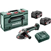Metabo WB 18LT BL 11-125 Quick Akku-Winkelschleifer 18V (mit 2x Akkus) 613054650