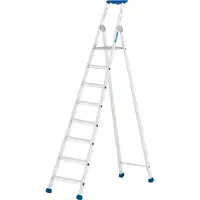 Little Jumbo 1223750108 Maxibat 2375 Échelle - Simple - Aluminium - 1 X 8 Marches - Hauteur De Travail Max. 3,82 M