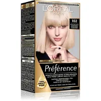 L'Oréal Préférence coloration cheveux teinte 102 Extremely Light Iridescent Blond 1 pcs