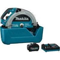 Nobrand Makita HS013GT101 Scie circulaire portative sans fil XGT, y compris 1 batterie 40 V 5,0 Ah et un chargeur, lame de scie Ø 415 mm
