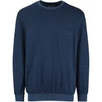Schiesser Pyjama long 'Comfort Essentials' bleu / gentiane