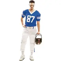 My Other Me Fun Company Rugby Player Costume Bleu 2XL Enfants
